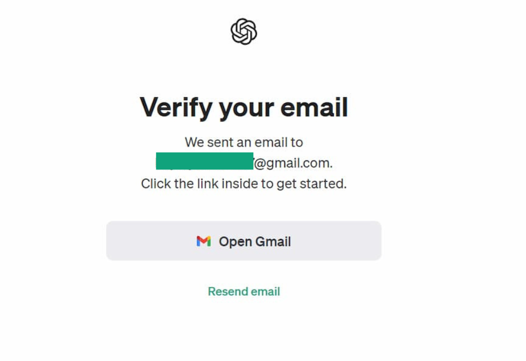 ChatGPT Login Email Verification