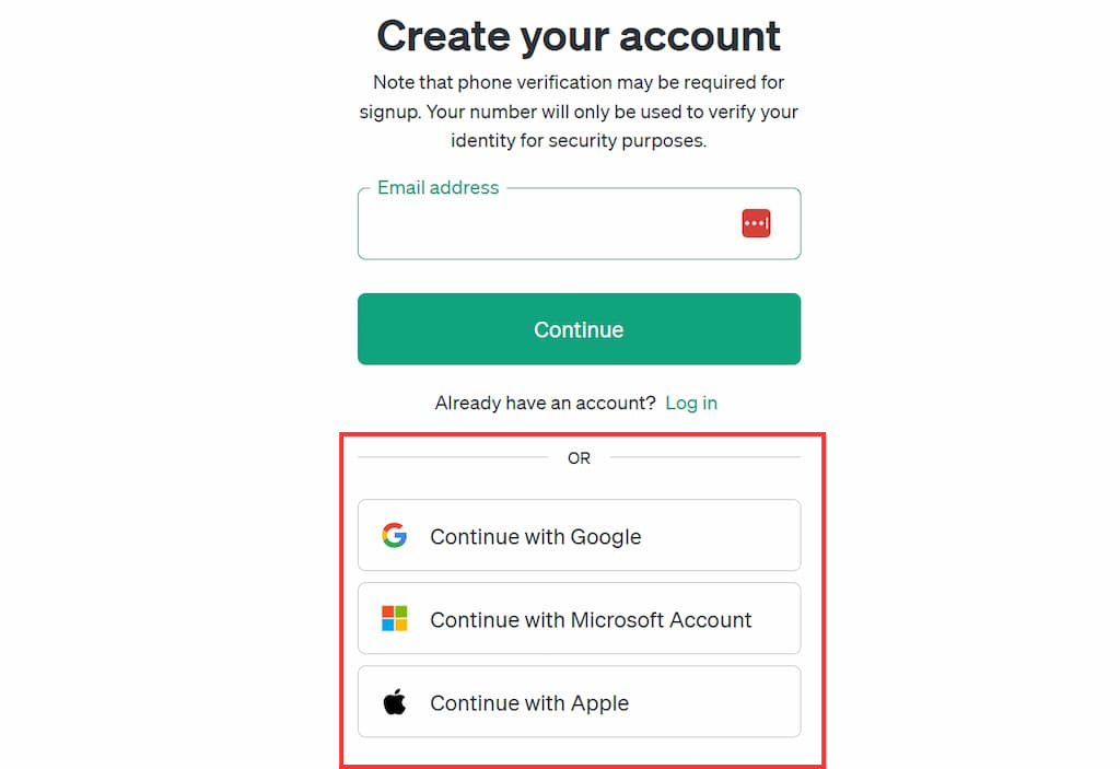 ChatGPT Login - Third Party Options