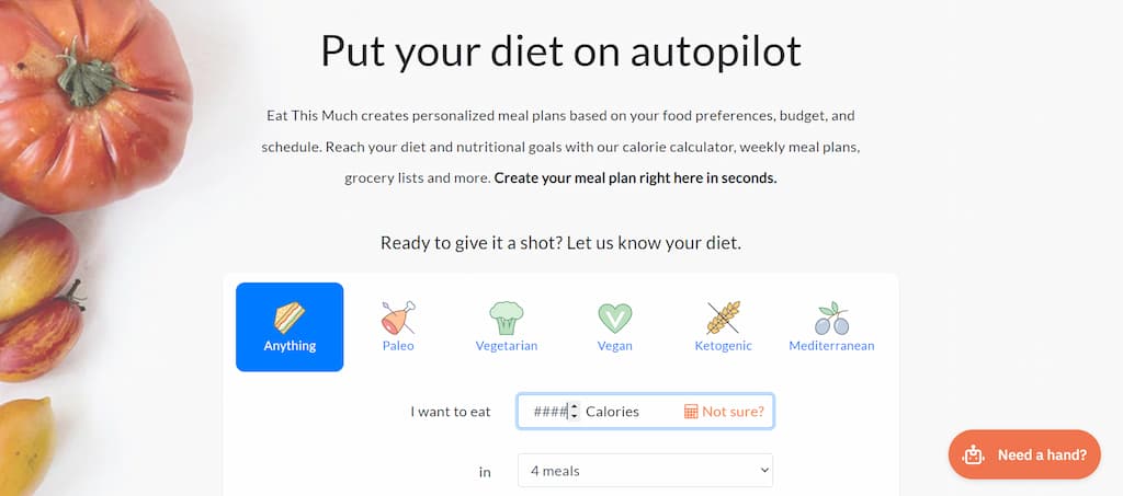 Eat This Much AI Meal Planner