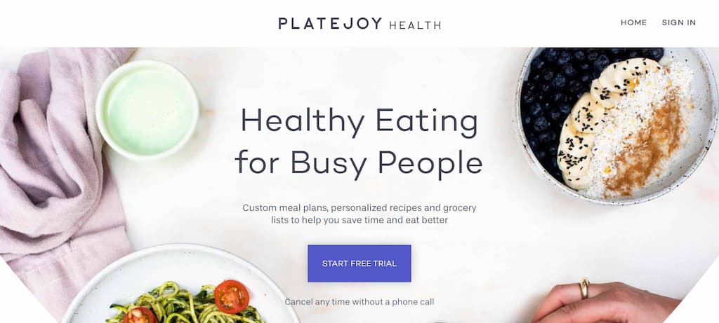 PlateJoy AI Meal Planner
